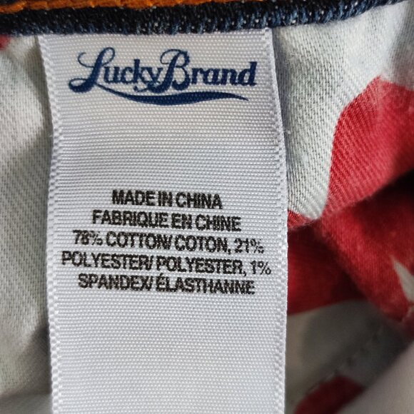 Lucky Brand Charlie jeans women's size 6/28 ink blue skinny - Picture 8 of 15